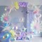 4D Round Ball Balloons for Spring/Holographic Balloons/Star Clear